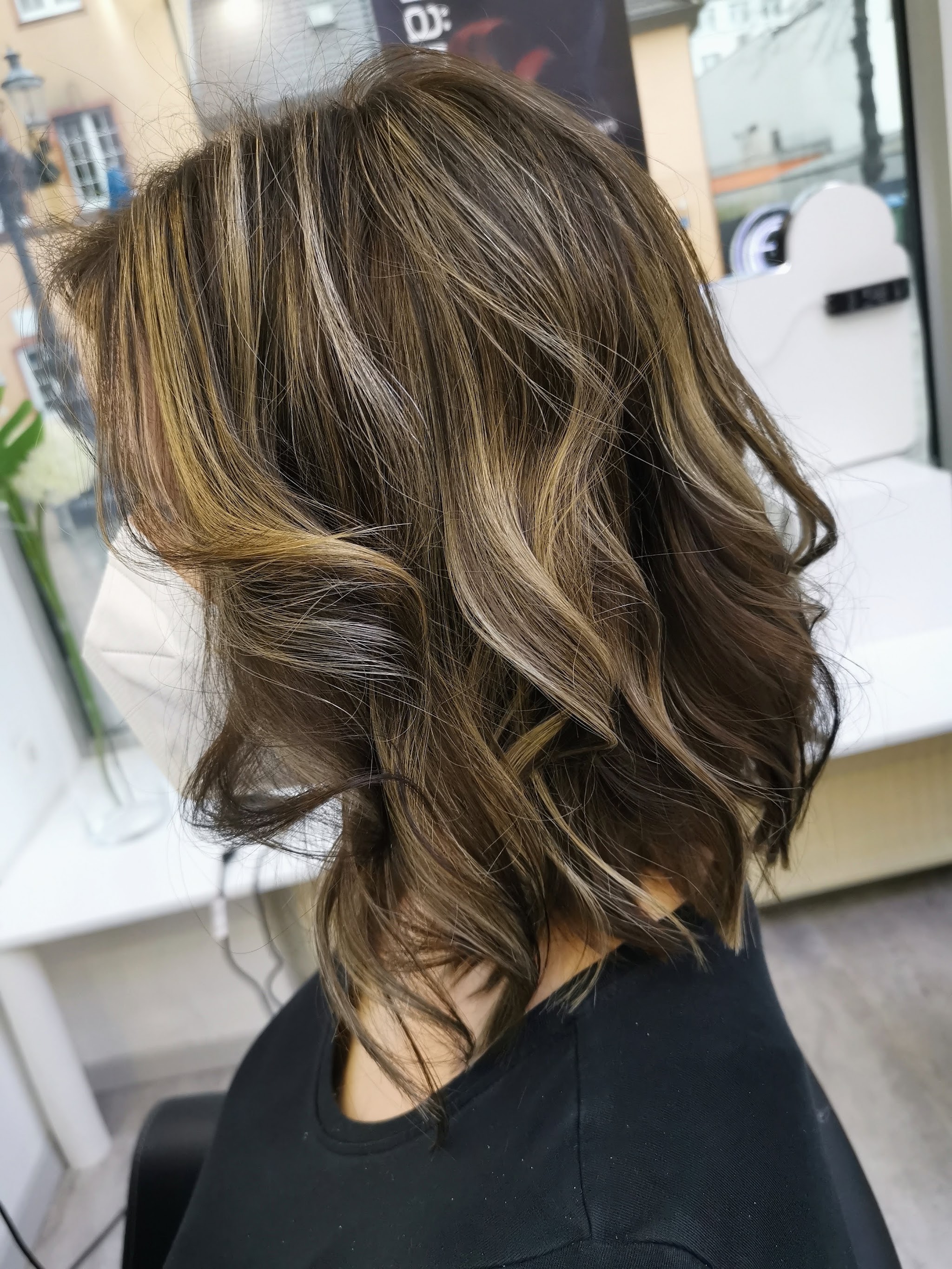 Balayage-Ergebnis am Fenster, Ventus Friseure Hagen